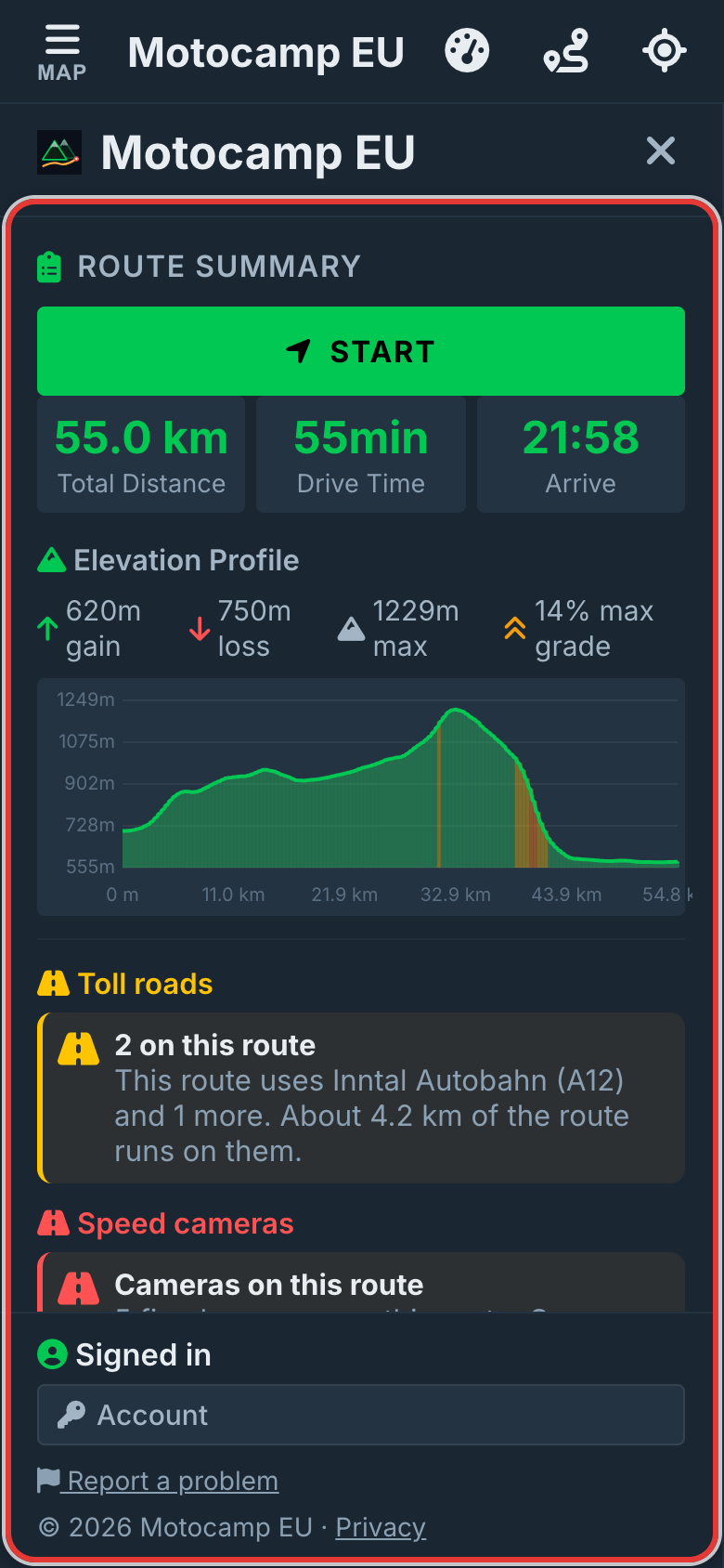 Read the notes in the summary, on a phone
