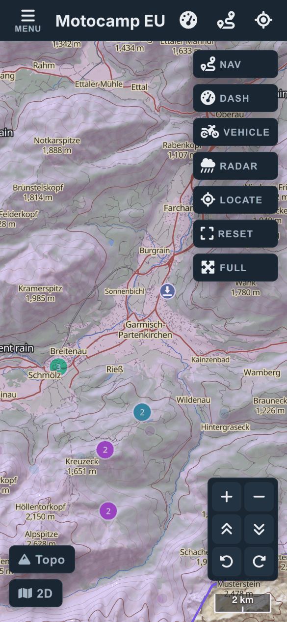 See what's left on the map, on a phone