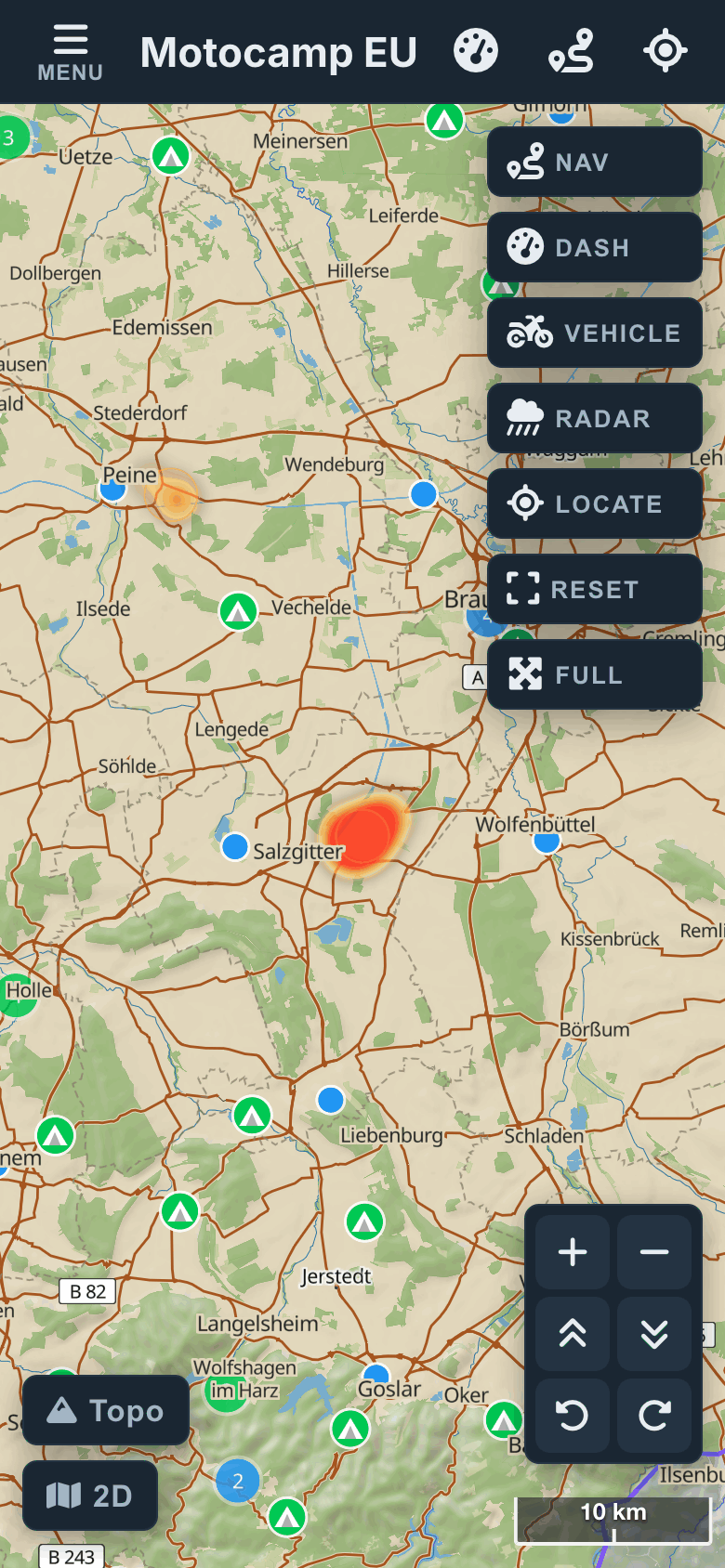Read the orange glow, on a phone
