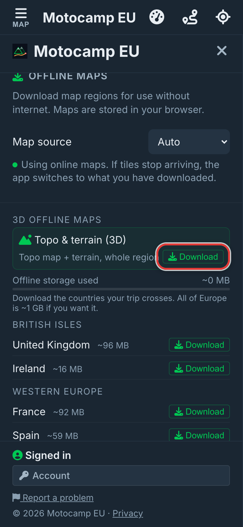 Countries join at the border, on a phone
